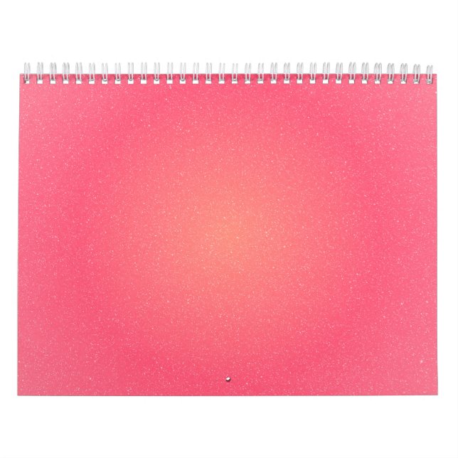 Minimalist Pink Gradient Wall Calendar (Cover)