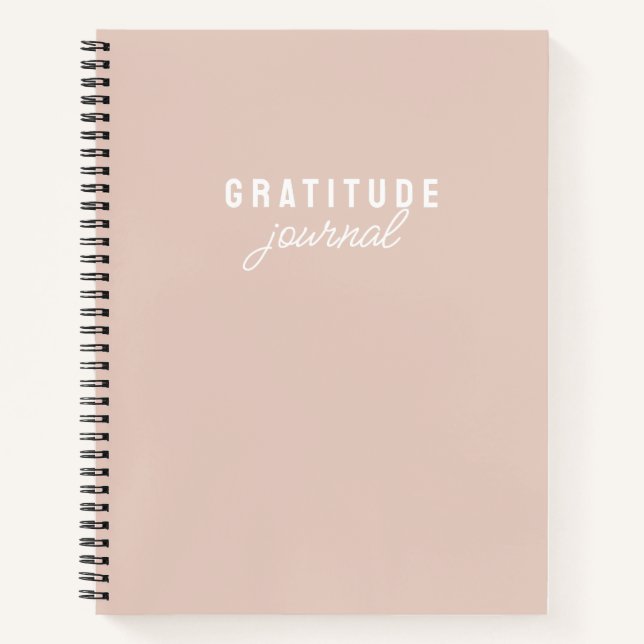 Minimalist Pink Gratitude Journal (Front)