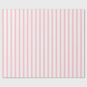 Minimalist Pink Stripes Wrapping Paper