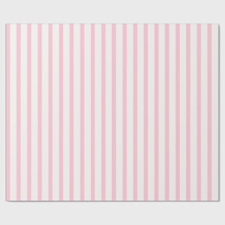 Minimalist Pink Stripes Wrapping Paper