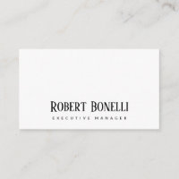 Minimalist Plain Black & White Modern Plain