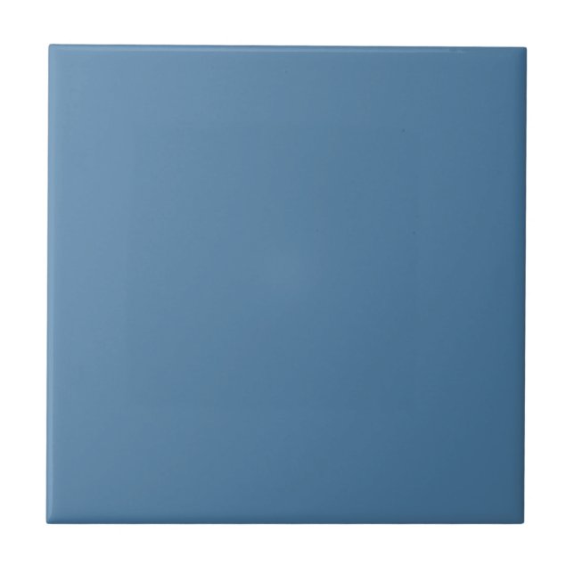 minimalist plain blue solid color tile (Front)