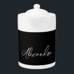 Minimalist Plain Handwritten Own Name Black<br><div class="desc">There's no need for confusion. A plain,  simple,  innovative design. This is you.</div>