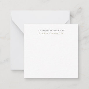 Minimalist Plain Modern  Card