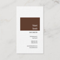 Minimalist Plain Modern Linen Brown White