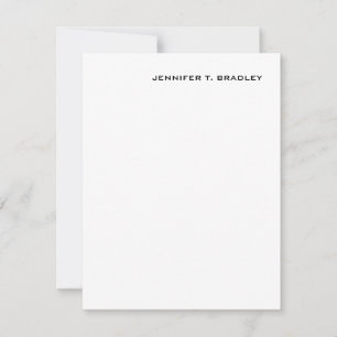 Minimalist Plain Modern RSVP Card