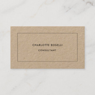 Minimalist Plain Professional Modern  Business Card