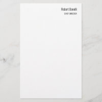 Minimalist Plain White Modern Standard Size
