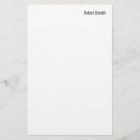 Minimalist Plain White Modern Standard Size