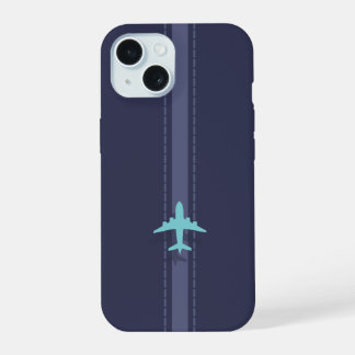 Minimalist plane  iPhone 15 case