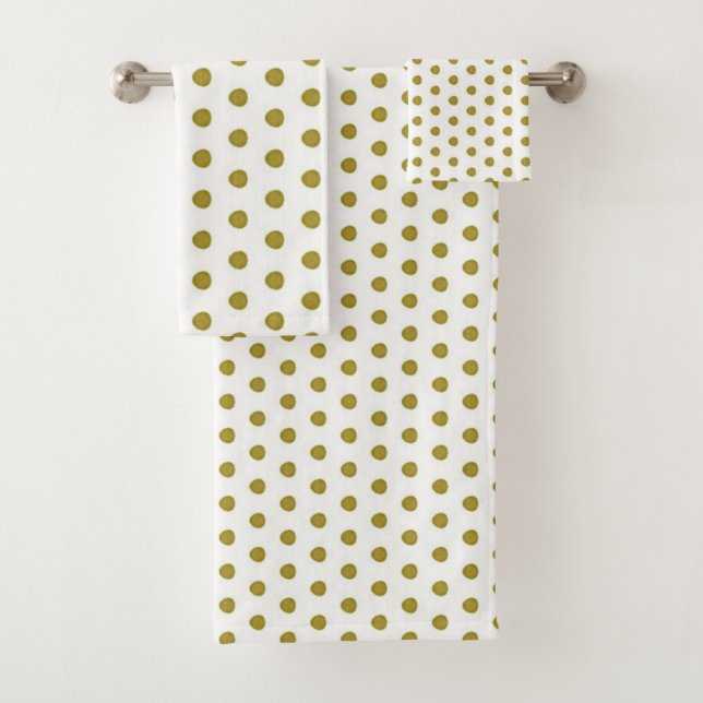Minimalist Polka Dots Bath Towel Set (Insitu)
