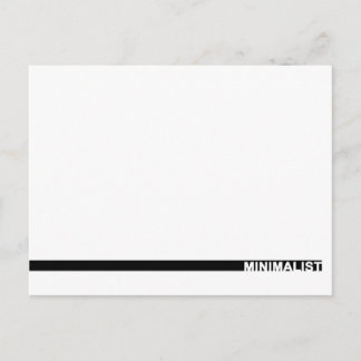 Minimalist Postcard