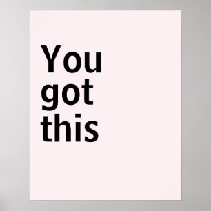 Minimalist poster