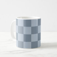 Minimalist Powder Blue Chequerboard Pattern