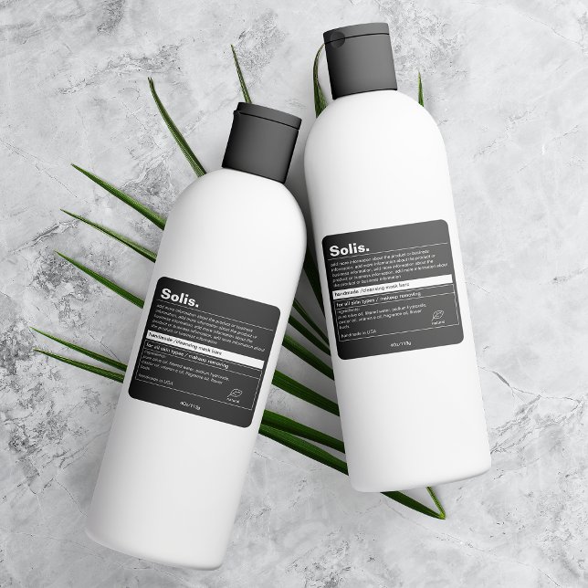 Minimalist Product Label (Creator Uploaded)