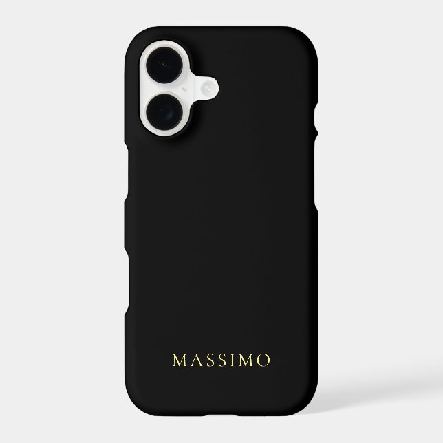 Minimalist ProfeNassional Gold & Black Colour Name (Back)