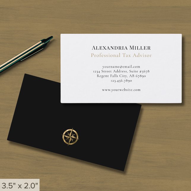 Minimalist Professional Advisor  Business Card (Creator Uploaded)