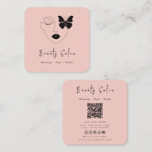 Minimalist Professional Beauty Salon Business Card