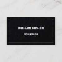 Minimalist, Professional Business Card
