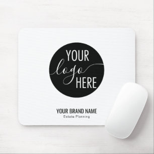 Minimalist Professional Business Company Logo  Mouse Pad