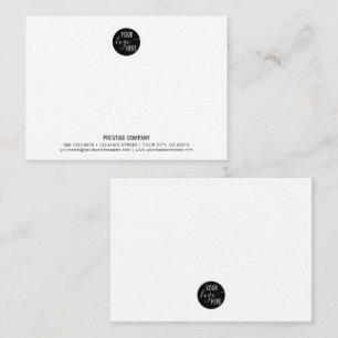 Minimalist Professional Business Company Own Logo Card