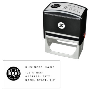 Minimalist Professional Business Custom Logo Self-inking Stamp
