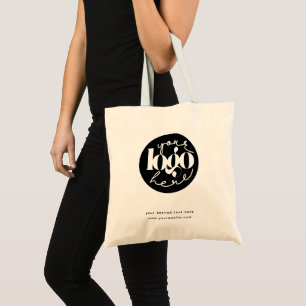 Minimalist Professional Business Custom Logo Tote Bag