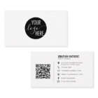 Minimalist Professional Company Logo QR Code