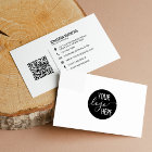 Minimalist Professional Company Logo QR Code