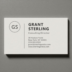 Minimalist Professional Executive Modern Business Card