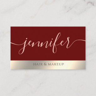 Minimalist professional gold foil business card