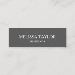 Minimalist professional grey business card