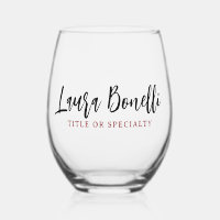 Minimalist Professional Handwrite Plain Name Title