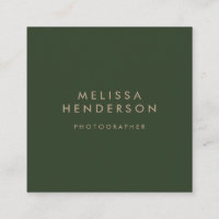 Minimalist Professional Modern Green