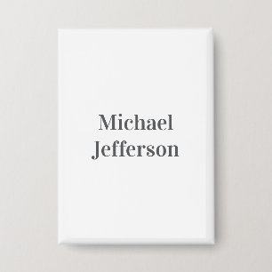 Minimalist Professional Modern Plain Name Title