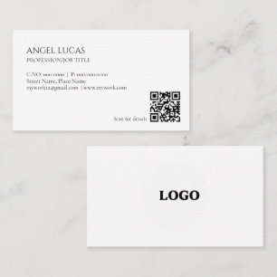 Minimalist Professional Plain Business Card