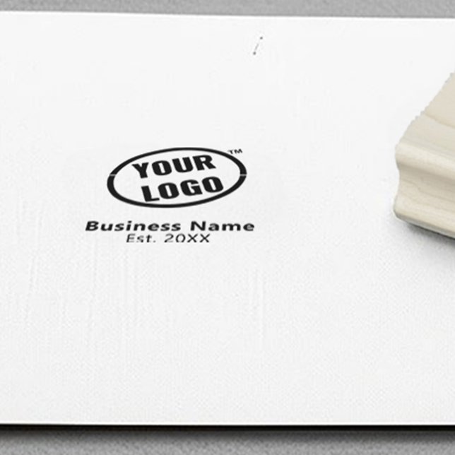 Minimalist Professional Promotional Custom Logo Rubber Stamp (Creator Uploaded)