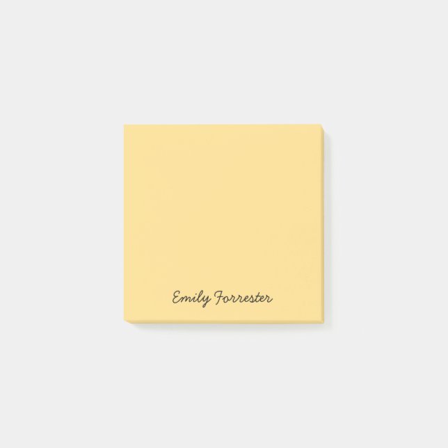 Minimalist Professional Simple Post-it Notes (Front)