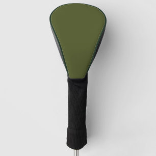 Minimalist Professional Solid Army Green Colour Golf Head Cover