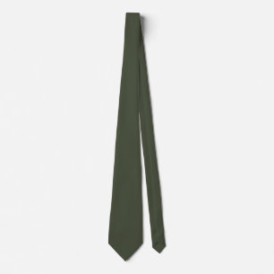 Minimalist Professional Solid Rifle Green Colour Tie