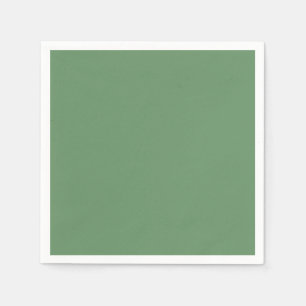 Minimalist Professional Solid Russian Green Colour Napkin