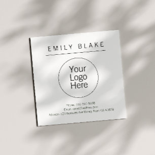 Minimalist Professional Square Business Card