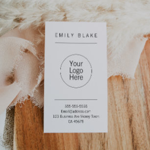 Minimalist Professional Vertical Business Card