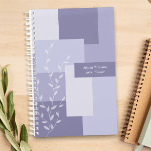 Minimalist Purple Abstract Soft Botanical Planner