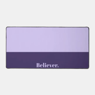 Minimalist Purple Aesthetic Two-Tone Desk Mat