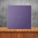 Minimalist Purple African Violet solid colour  Tile<br><div class="desc">Minimalist  purple African Violet solid colour</div>