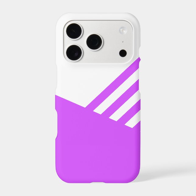 Minimalist Purple and White phone cases (Back)