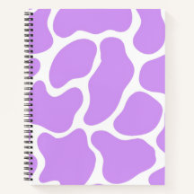 Minimalist Purple Cow Print 