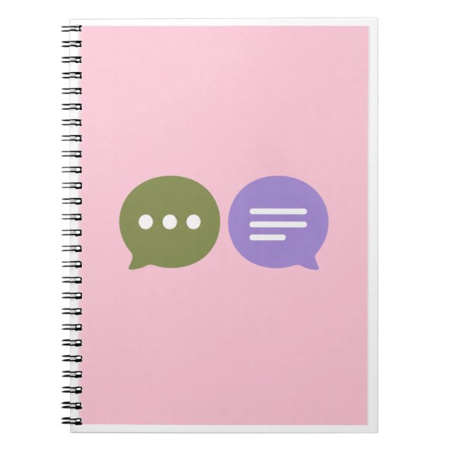 Minimalist Purple Notebook for Everyday Use (Front)