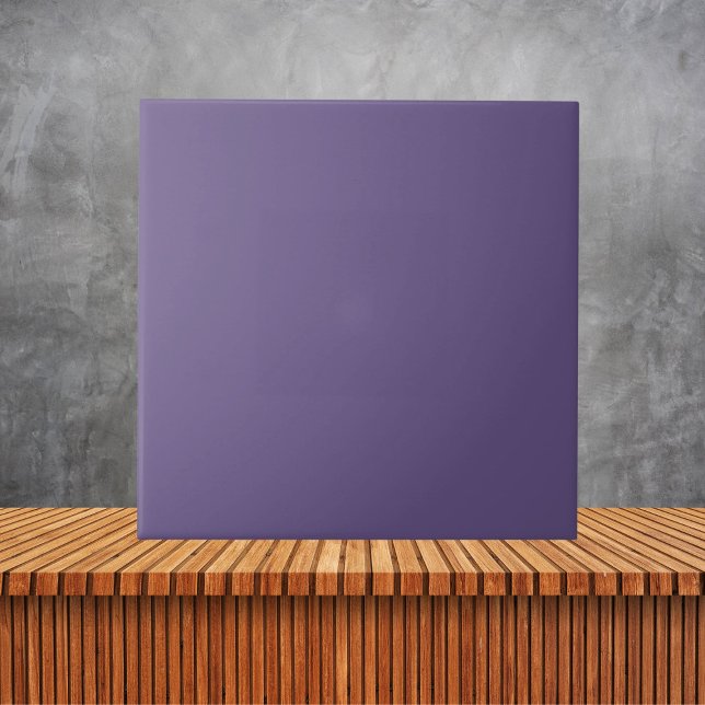 Minimalist Purple  Violet solid colour  Tile (Creator Uploaded)